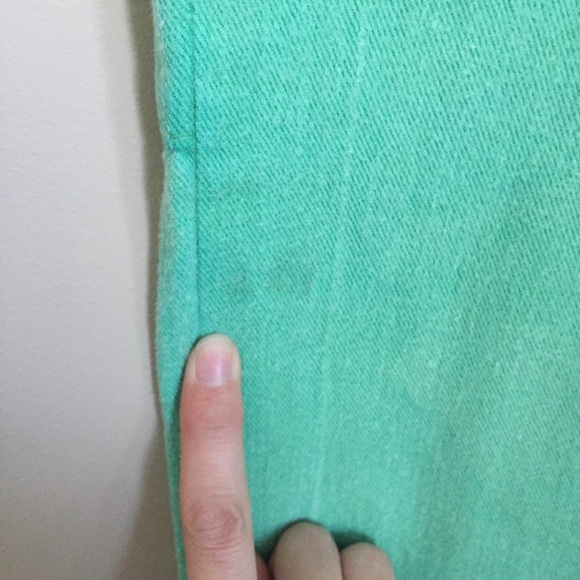 Vintage green bell bottom overalls coveralls XXS - Picture 14 of 16